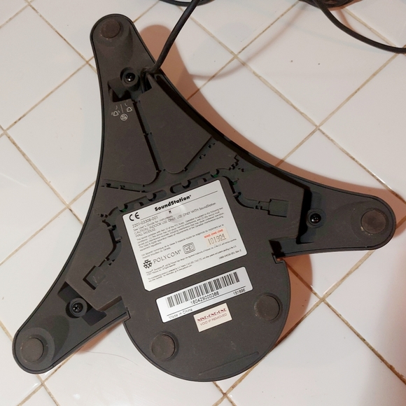 Polycom Soundstation analog conference phone 2201-03308-001, GUC - Picture 4 of 5